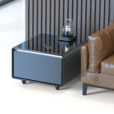 Smart Coffee Table mit Kühlschrank Die perfekte Ergänzung zu Ihrem Essen zu Hause