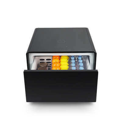 Smart Coffee Table Rotwein Kühlschrank mit 3D-Druck Glas Türmöbel