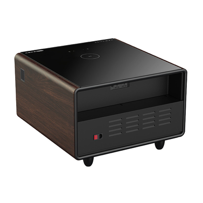 Smart Coffee Table Rotwein Kühlschrank mit 3D-Druck Glas Türmöbel