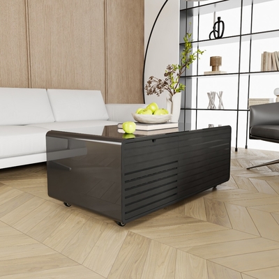 2024 Moderne Smart Coffee Table mit drahtlosem Laden und direktem Kühlsystem