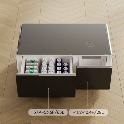 2024 Moderne Smart Coffee Table mit drahtlosem Laden und direktem Kühlsystem