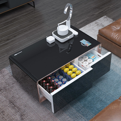 Logo-musterterter weißer elektrischer Kaffeetisch mit moderner Kühltechnologie