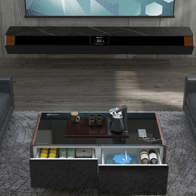 Moderne TV-Tischschrank aus Holz mit Multifunktions-LED-Touch-Klimaanlage