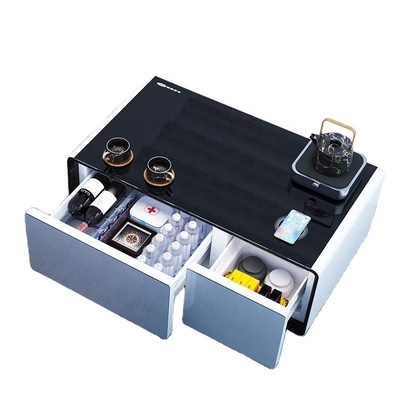 Wohnzimmermöbel Smart Coffee Table mit 2 Kühlschubladen und drahtlosem Laden