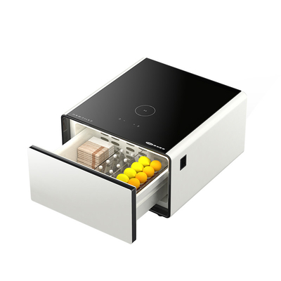 Home Möbel Energieeffizienz 2 Smart Nachttisch mit direkt kühlendem Kühlschrank und Bildschirm