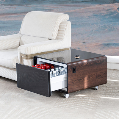 Kühlschub USB-Schnittstelle Modern Smart Coffee Table mit Aluminium Metall Typ