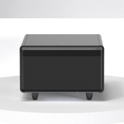 Wireless Charging Home Coffee Table 65L Modell mit Kühlschrank und tragbarem Smart Speaker