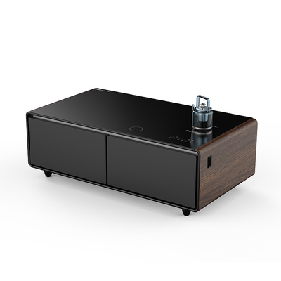 Wohnzimmermöbel Kaffeetafel mit Digital-Display und Mini-Kühlschrank
