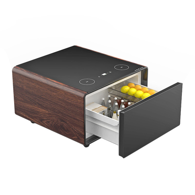 Modernisieren Sie Ihr Wohnzimmer mit diesem Smart Touch Screen Tisch Mini Kühlschrank und Ladegerät