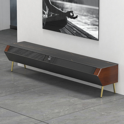 Wohnzimmermöbel Holz-TV-Schrank mit elektrischem Fernsehstand und modernem LED-Panel