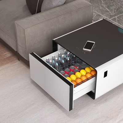 Primst Sommer Multifunktionskühlschrank Kaffeetafel für das drahtlose Laden der Wohnung