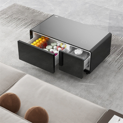 Mini-Kühlschrank Smart Coffee Table mit Weinkühlschrank und Musik-Player-Funktion