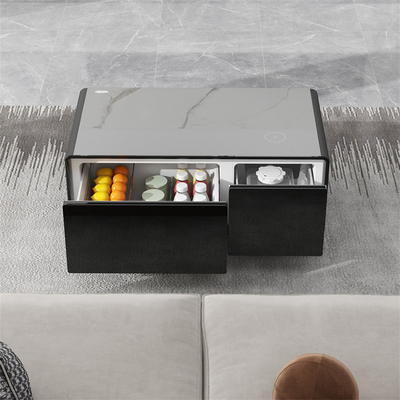 Mini-Kühlschrank Smart Coffee Table mit Weinkühlschrank und Musik-Player-Funktion