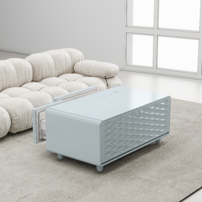 75W farbenfrohe Smart-Touch-Kühlschränke Tischmusikspieler drahtloses Laden Wohnzimmermöbel Smart-Tisch