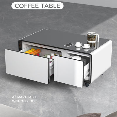 Qualität Drahtloser Ladegerät USB-Ladegerät Smart-Tisch-Kühlschrank Hauptmaterial Stahl gehärtetes Glas Kunststoff Fabrik